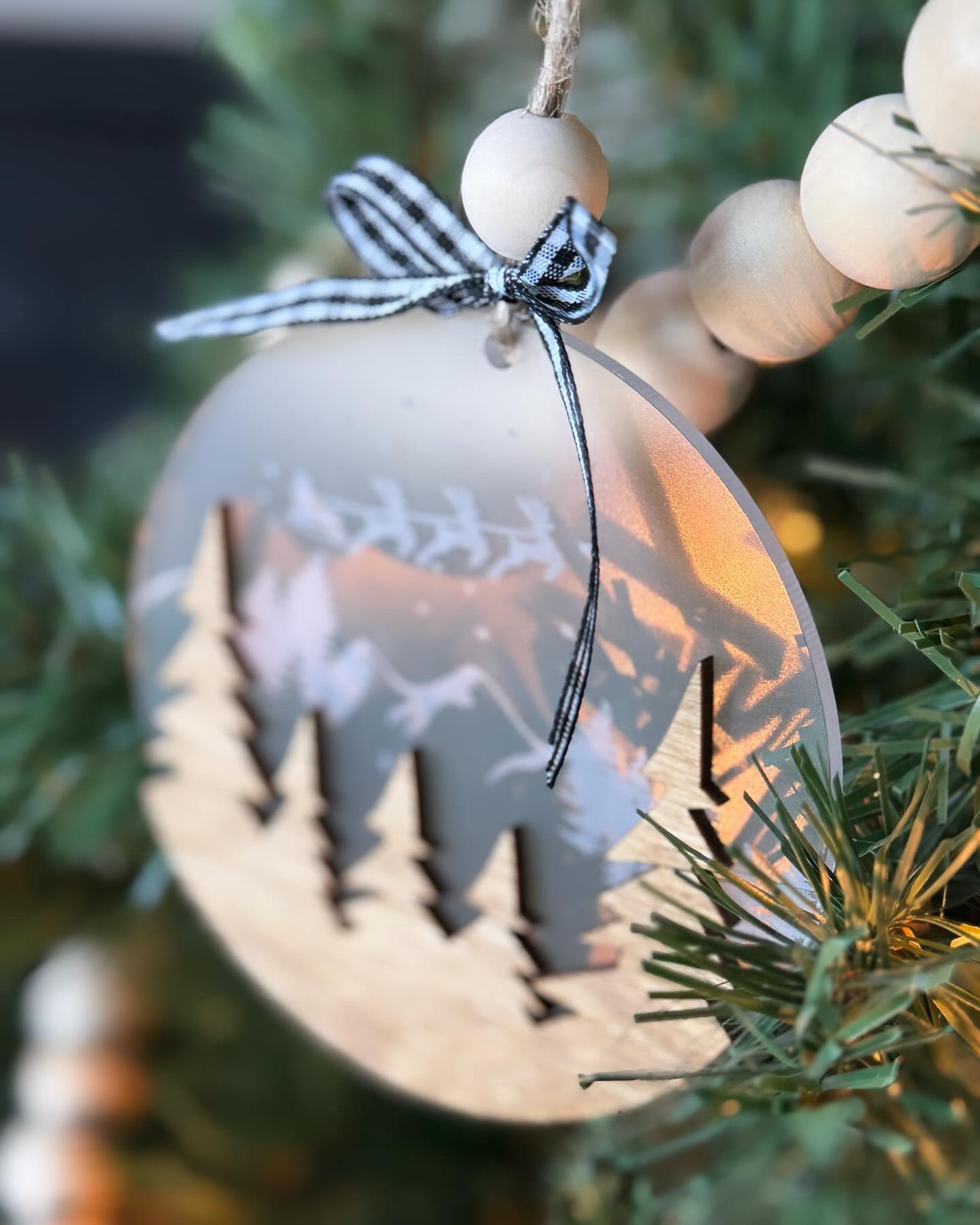 Winter Scene Ornaments