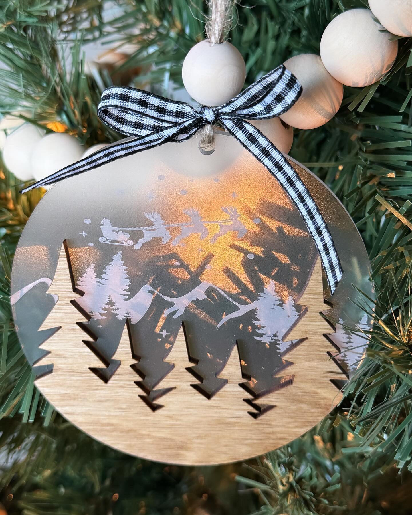 Winter Scene Ornaments