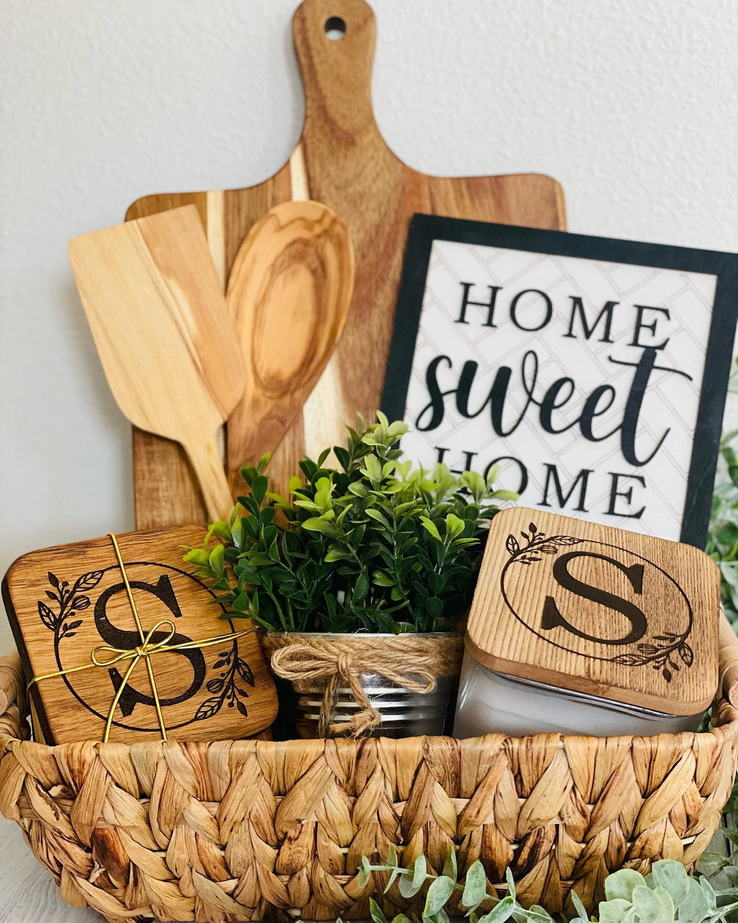 Custom Home Gift Baskets, Personalized Cutting Boards, Coasters, Closi –  BrownCowCreatives